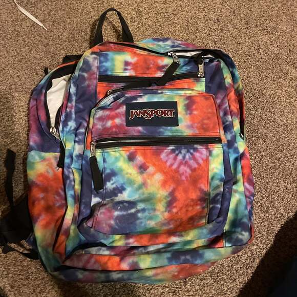 Jansport Tie-Dye Multicolor Backpack - Picture 1 of 3